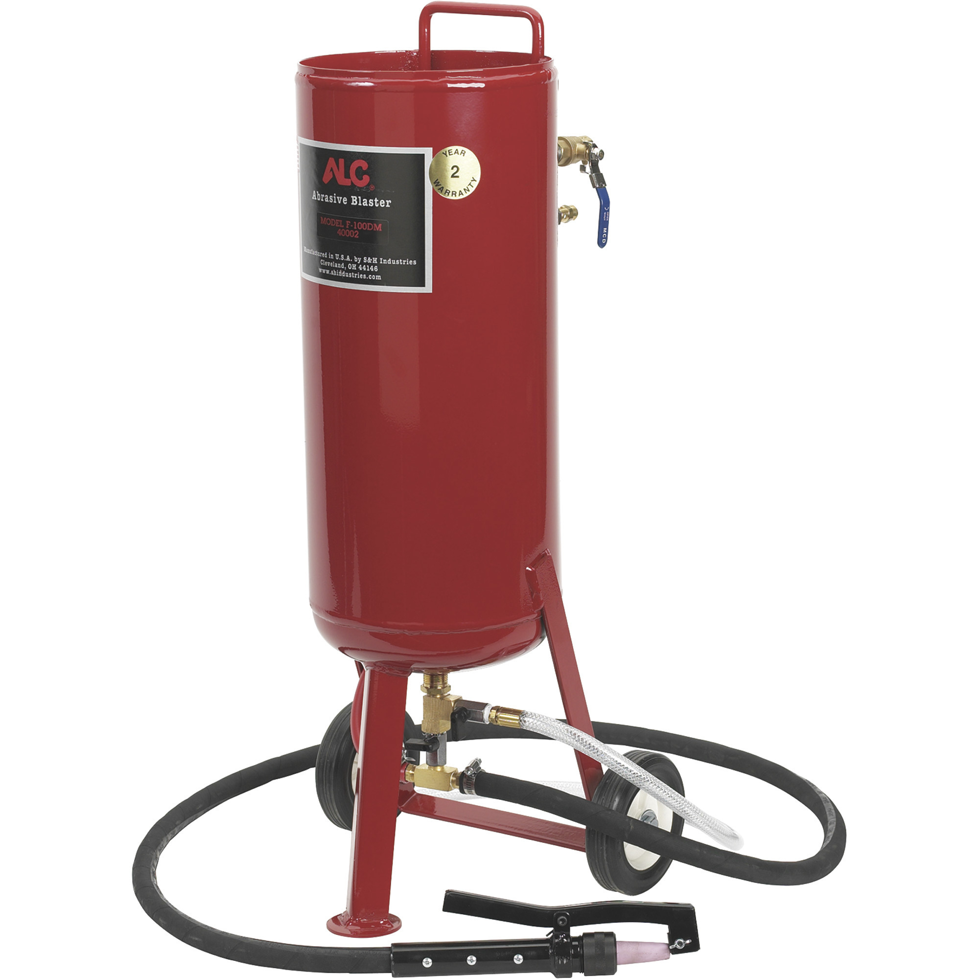 ALC Soda and Abrasive Blaster, 90Lb. Capacity, Model 40002SB